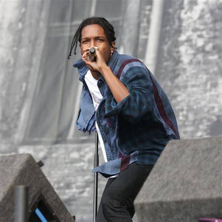 ASAP Rocky performing on Stage