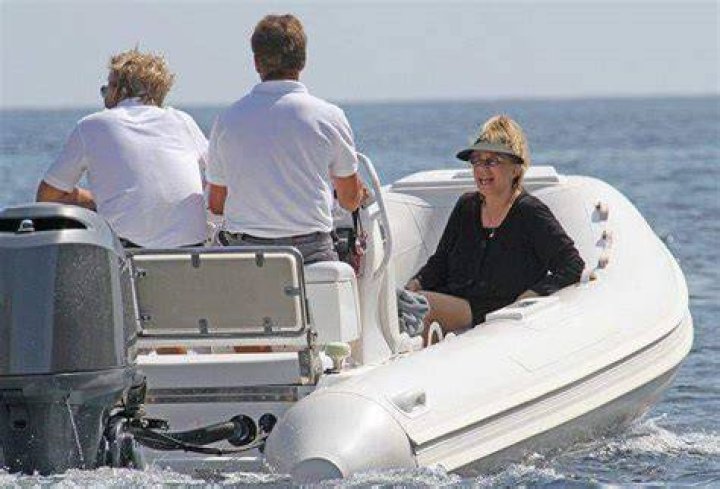 Barbra enjoying her vacation
