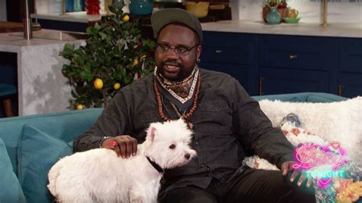 Brian Tyree Henry with dog Olivia from Widows movie