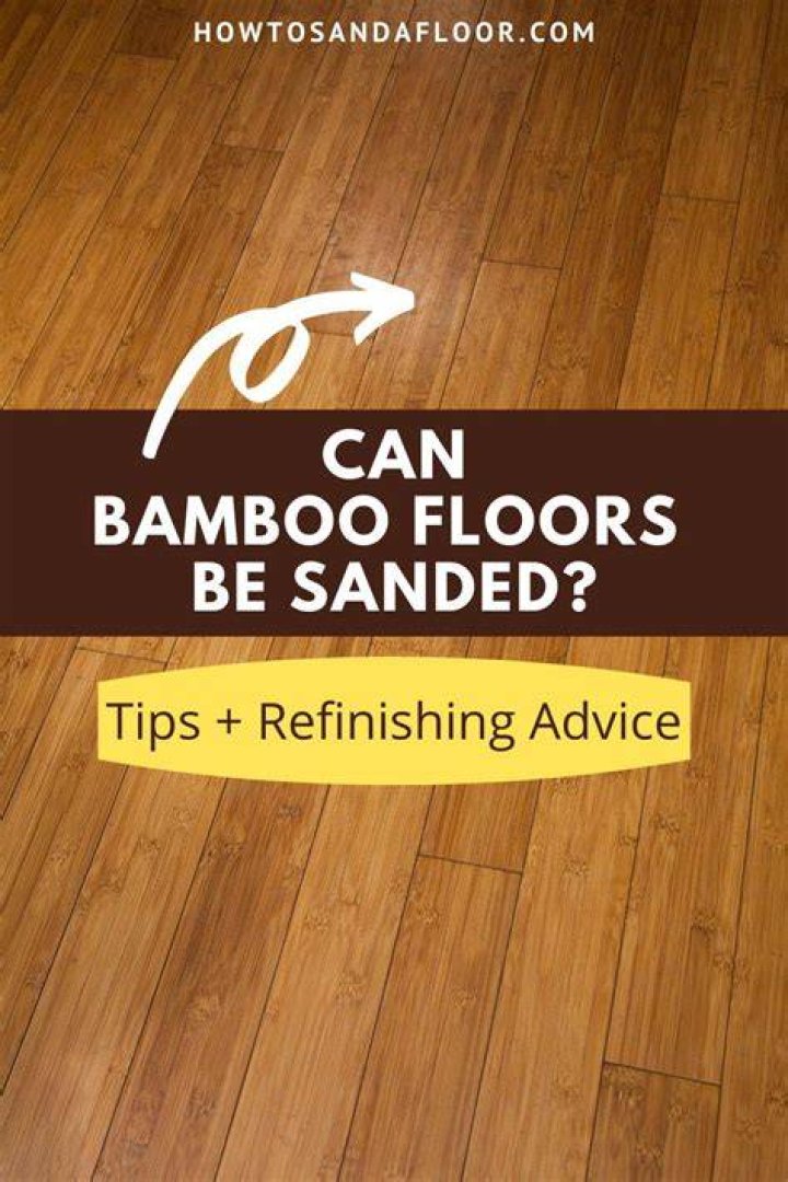 Can bamboo floors get wet?