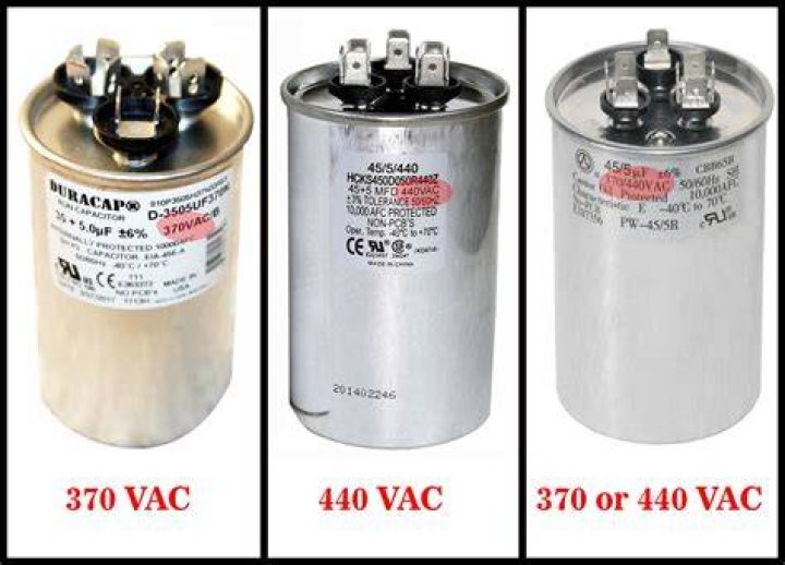 Can you replace a 370 volt capacitor with a 440 volt capacitor?
