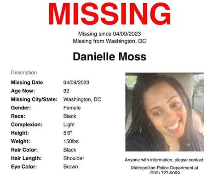 Danielle Moss Missing