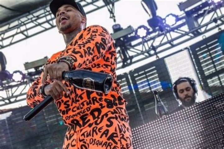 Deorro Net Worth- Chris Brown With Deorro in the Background