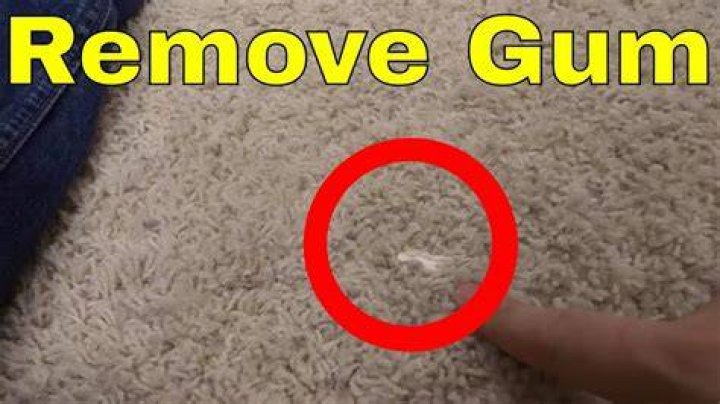Does WD 40 remove gum carpet?