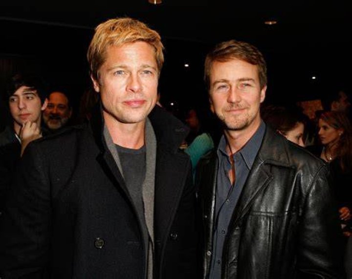Edward Norton With Brad Pitt.