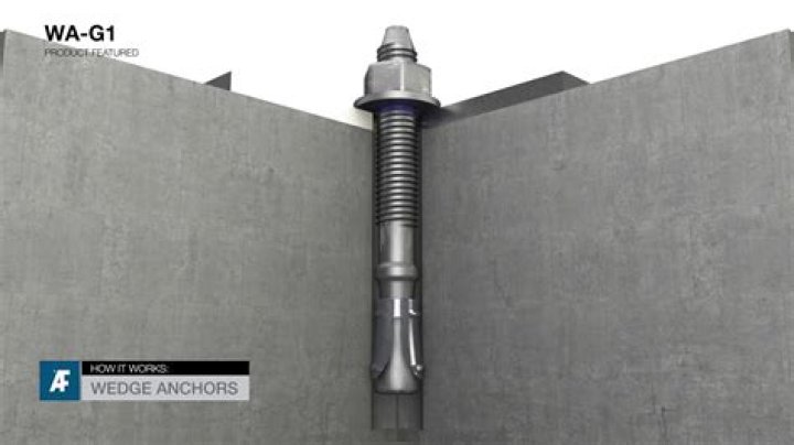 How do concrete wedge anchors work?