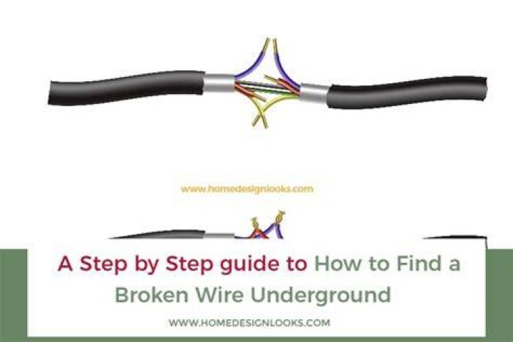 How do I find a broken electric line underground?