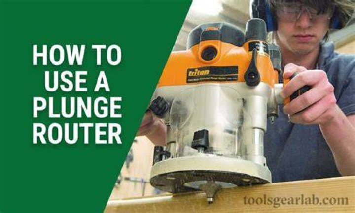 How do I use a plunge router?