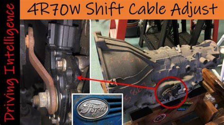 How do you adjust a shift cable?