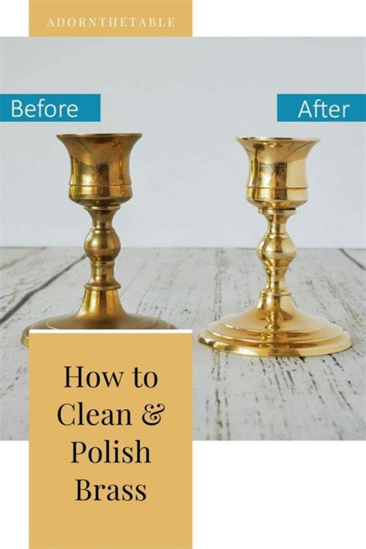 How do you clean Baldwin brass candlesticks?