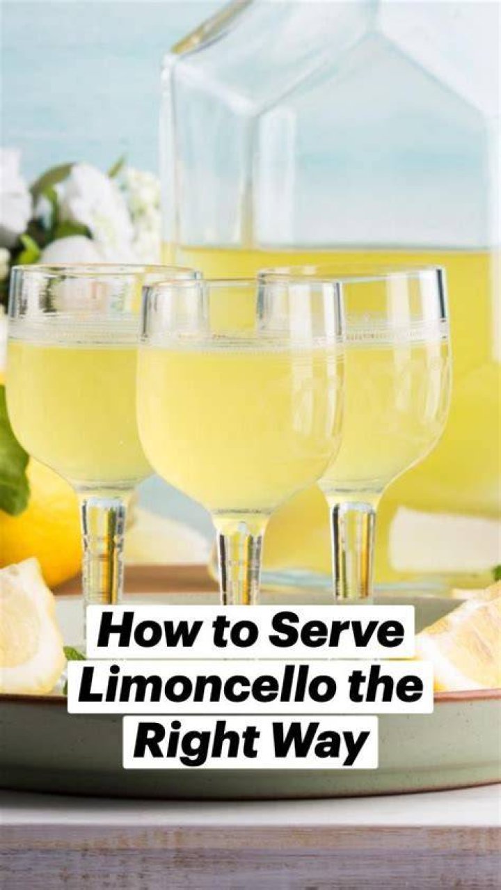 How do you drink limoncello straight?