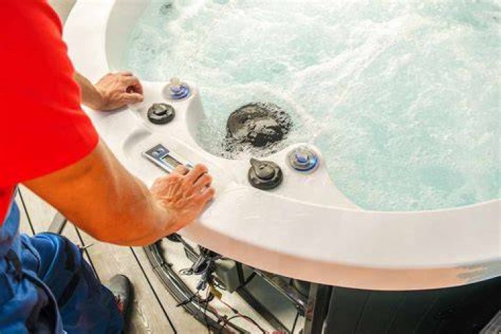 How do you fix the SN code on a hot tub?