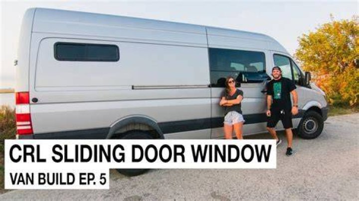 How do you open a sliding van door?