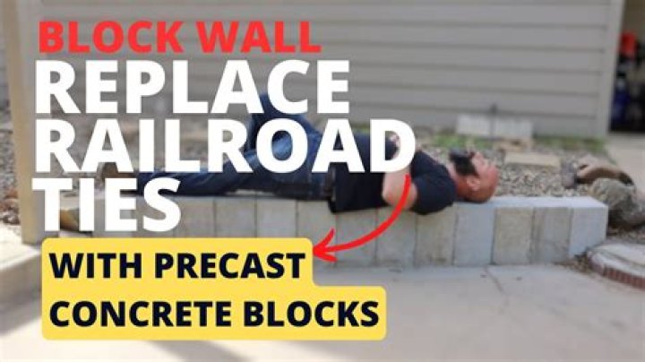 How do you replace rotted railroad ties?