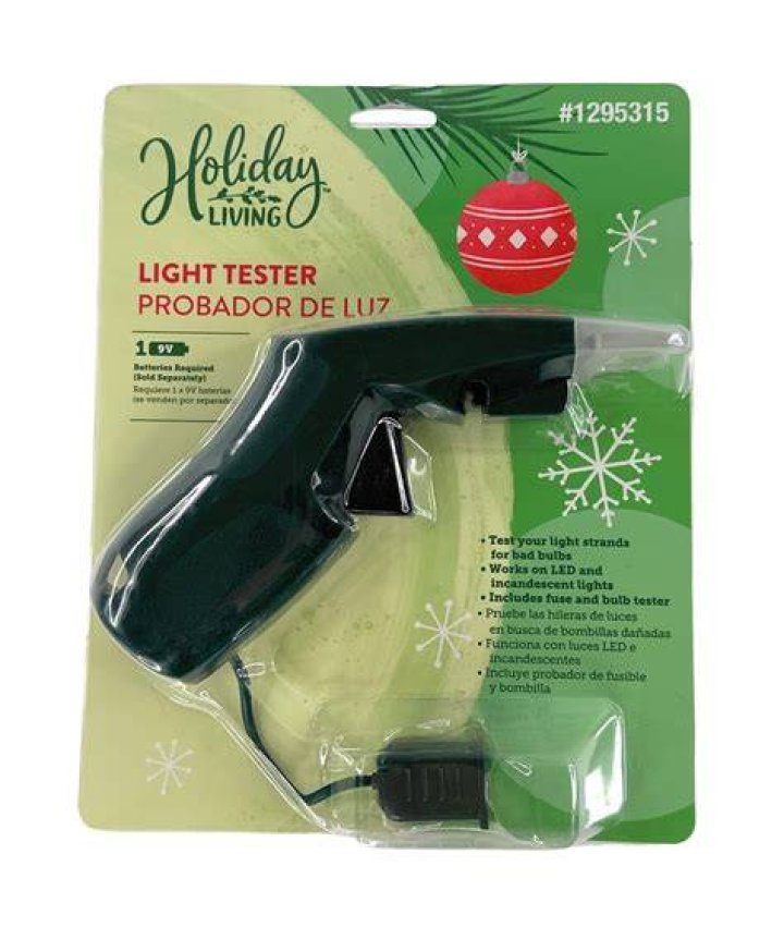 How do you use a holiday light tester?