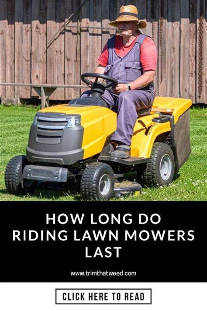 How long do riding mowers last?
