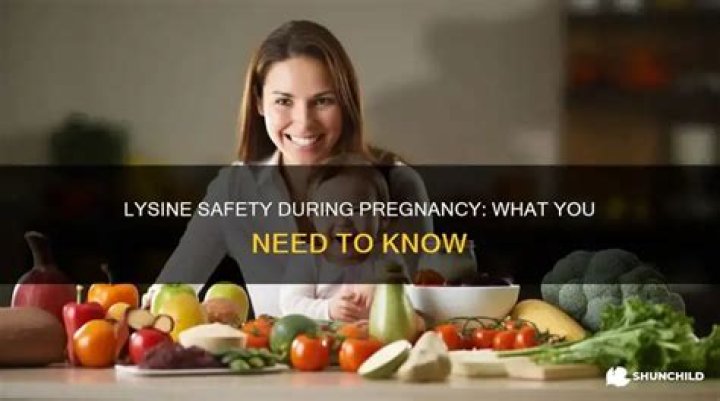 Is Super Lysine safe during pregnancy?