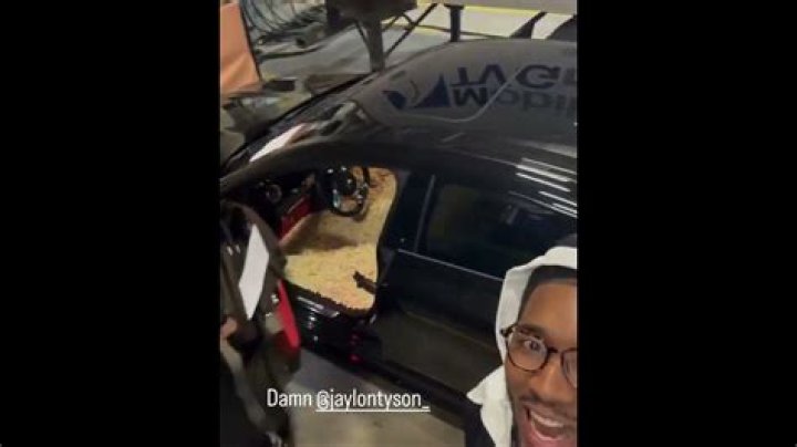 Jaylon with his car
