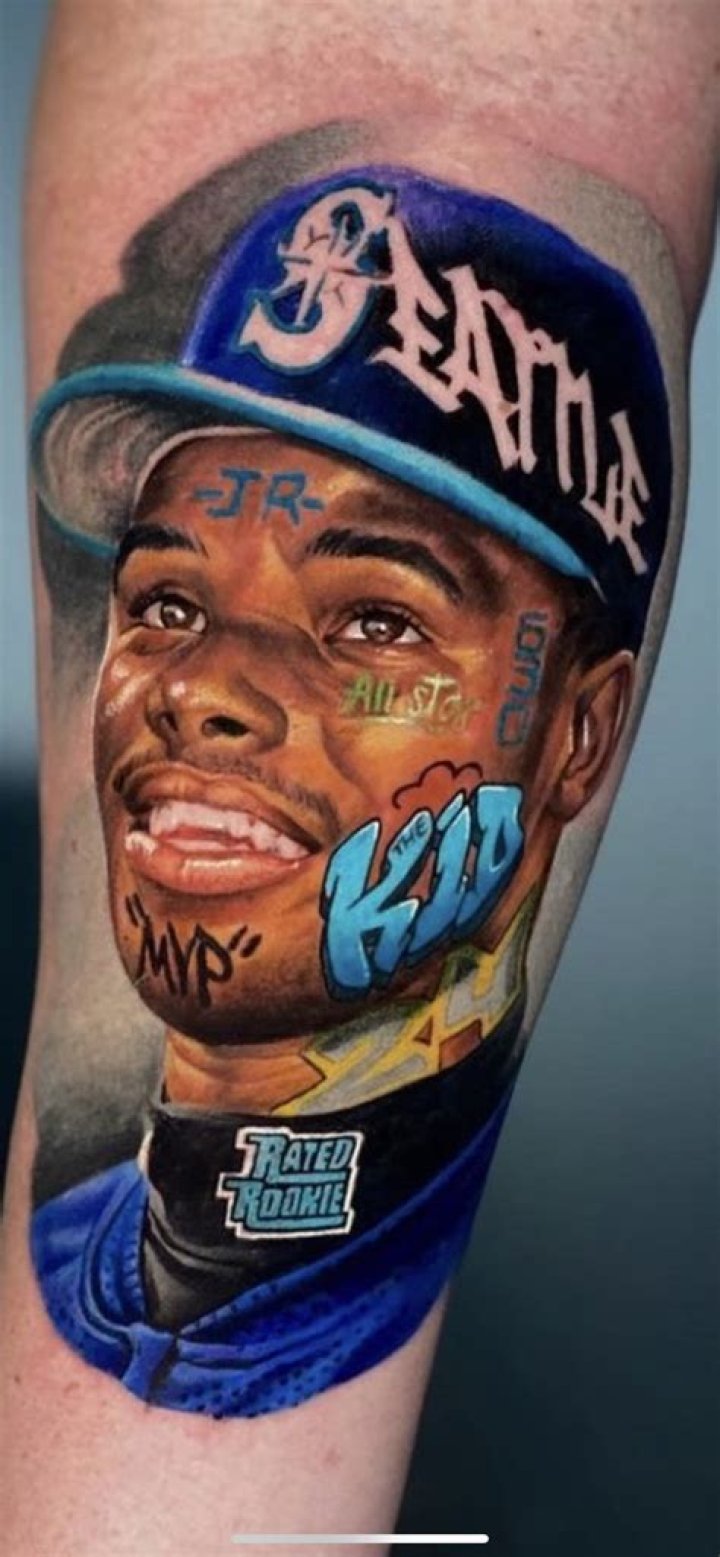 Ken Griffey Jr Tattoo