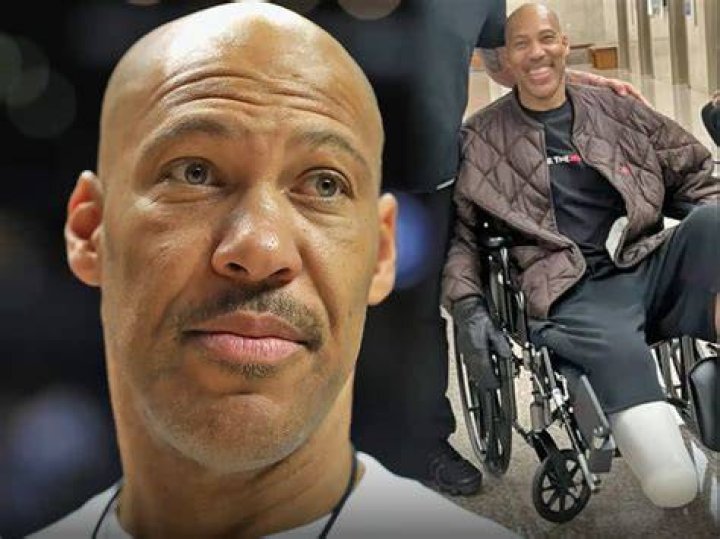 Lavar Ball at a very young age during his college days.