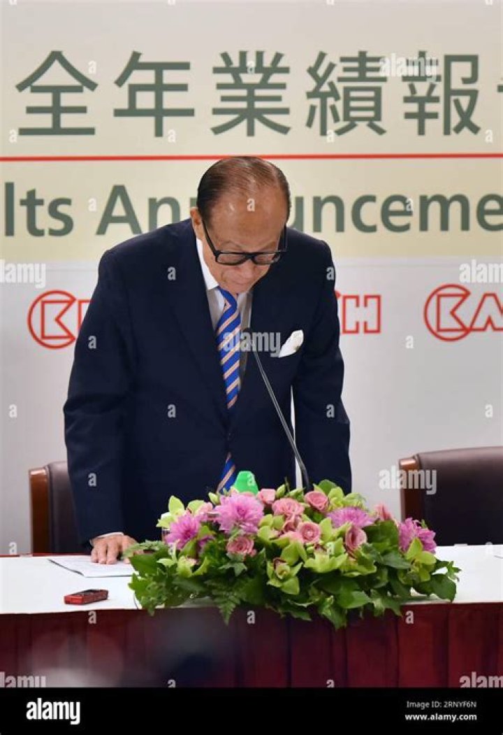 Li Ka Shing at a young age.