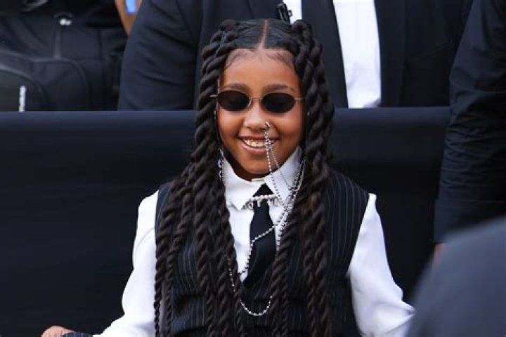 North West on mic at Sunday Service
