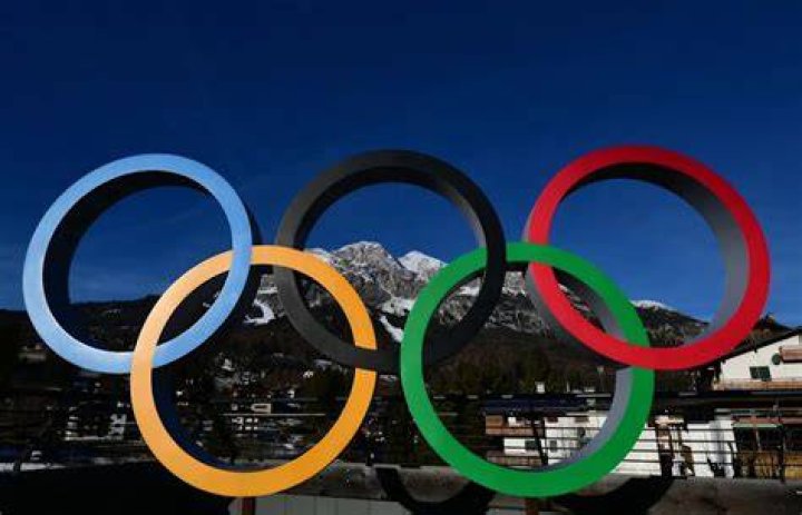 Olympian with media before Olympics 2018