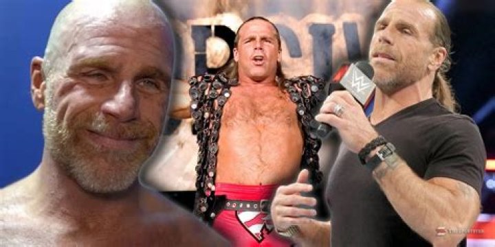 Shawn Michaels has got that aggressive look on his face in the picture.