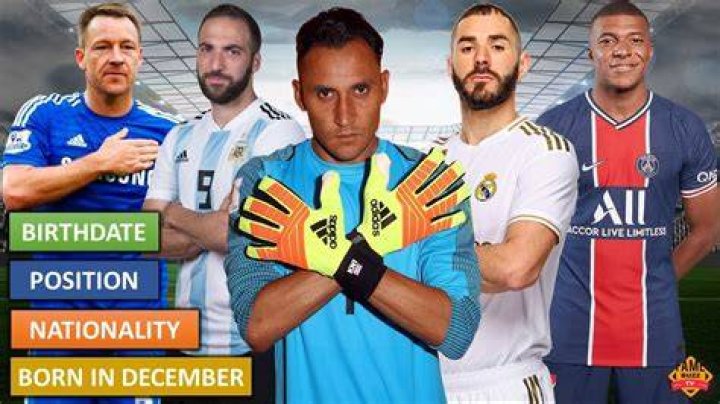 Soccer Players Born December 20