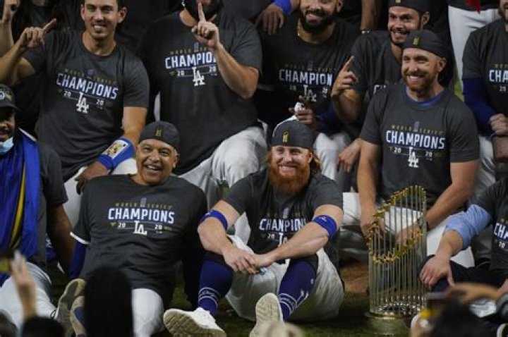 Turner with the 2020 World Series title