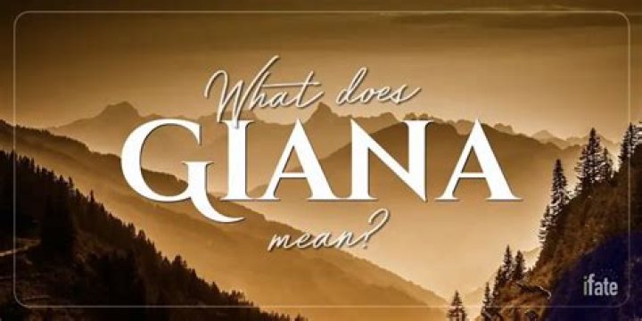 What does Giana mean?