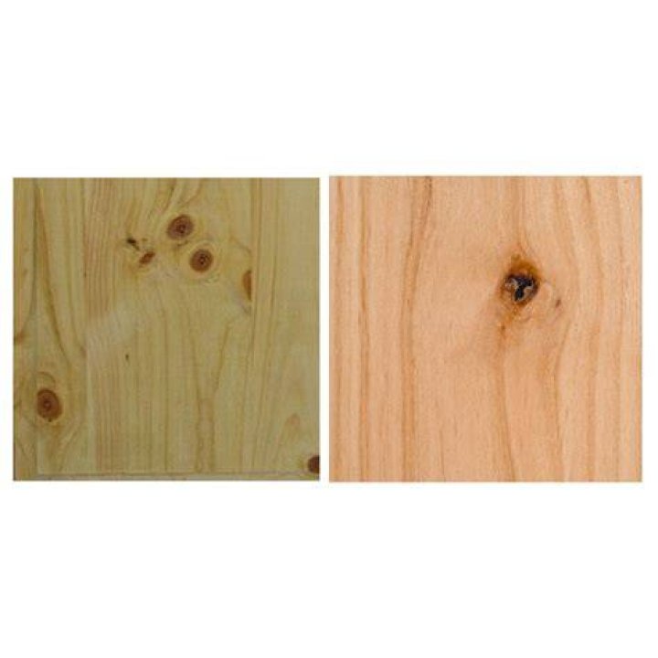 What is the difference between knotty alder and knotty pine?
