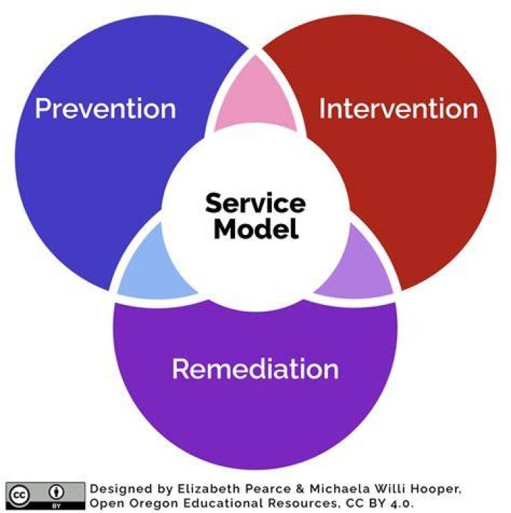 What is the human service model?