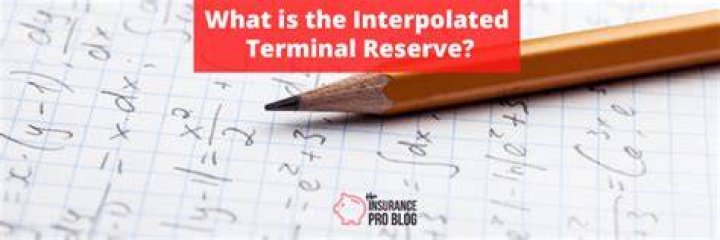 What is the interpolated terminal reserve?
