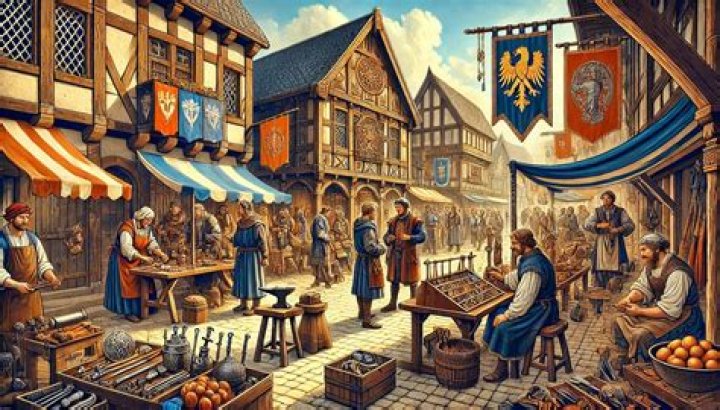 What were guilds in the Renaissance?