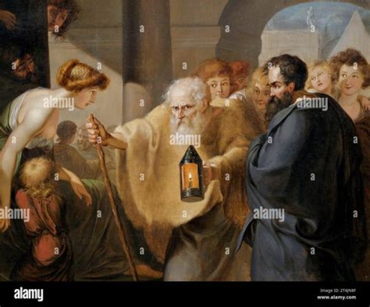 Why did Diogenes carry a lamp?