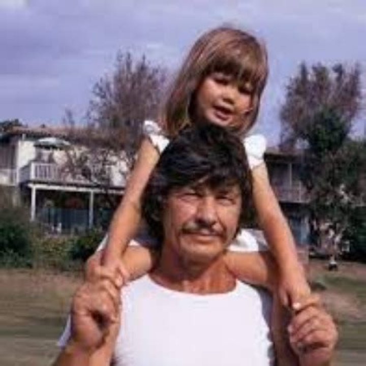 Zuleika Bronson with her father.